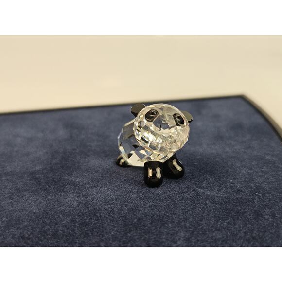 Swarovski Crystal Pand Baby Bear Figurine #7611 w/ Original Box Collectible - Picture 6 of 15